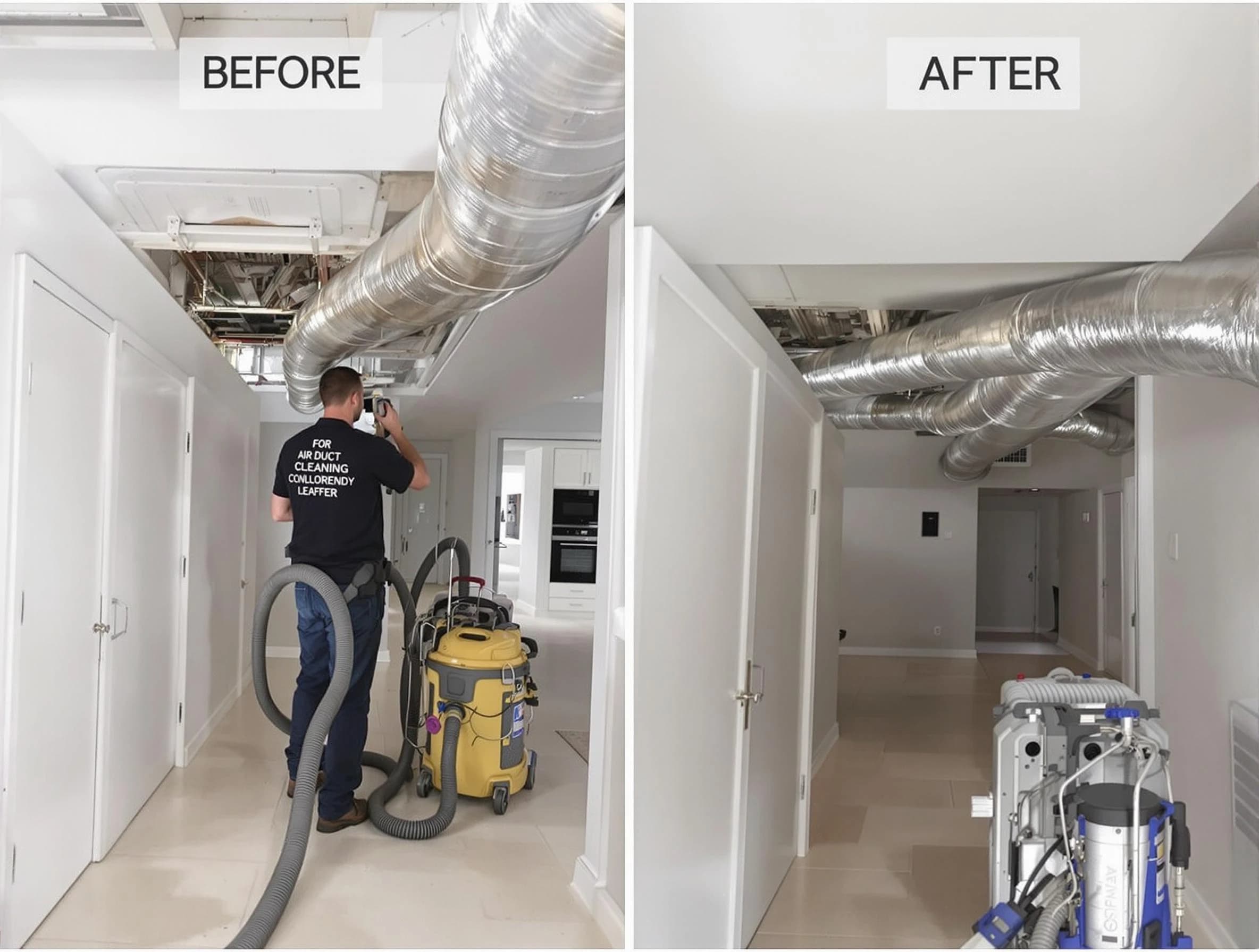 Dickson Air Duct Cleaning professional performing thorough air duct cleaning in Dickson