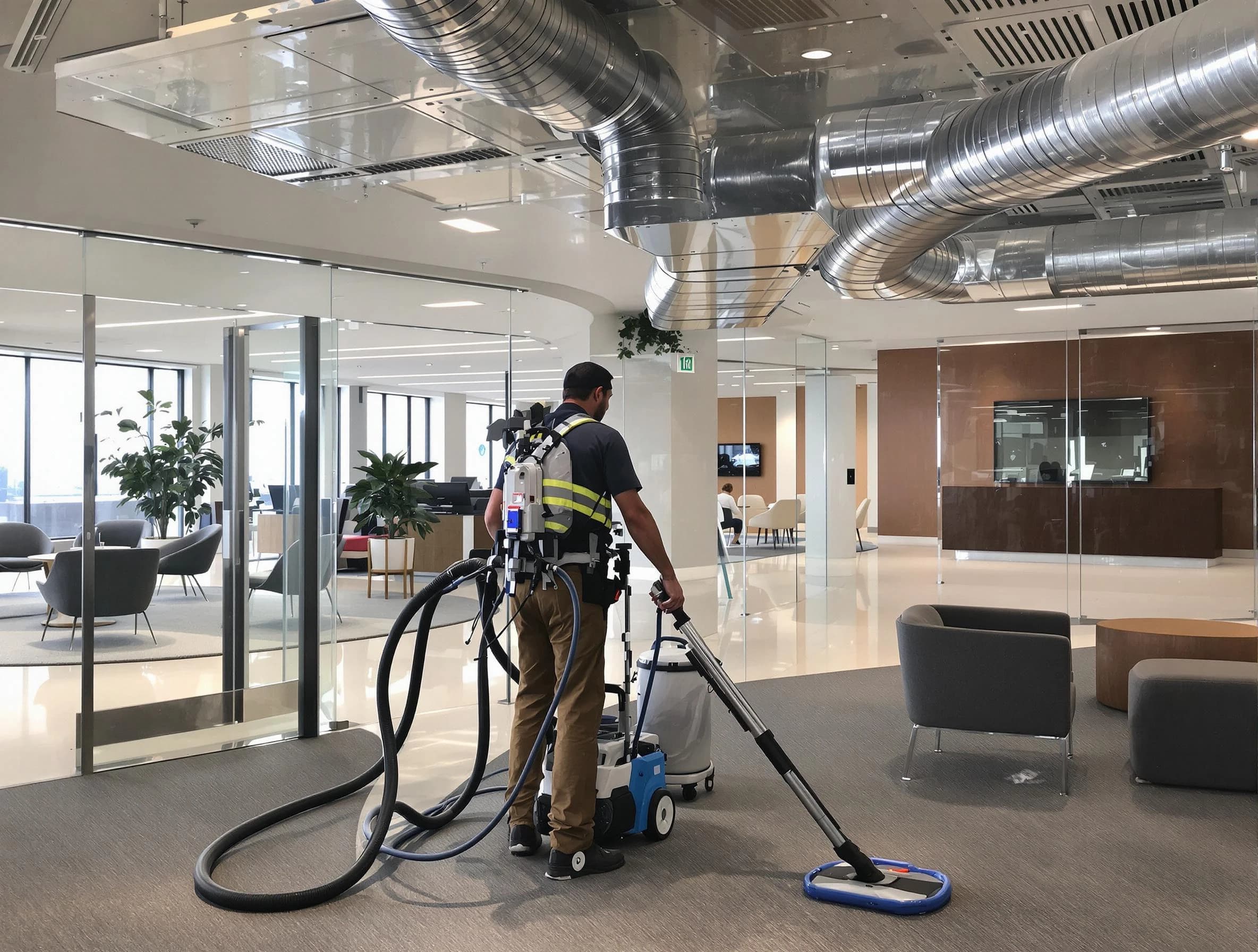 Commercial duct cleaning service by Dickson Air Duct Cleaning in Dickson