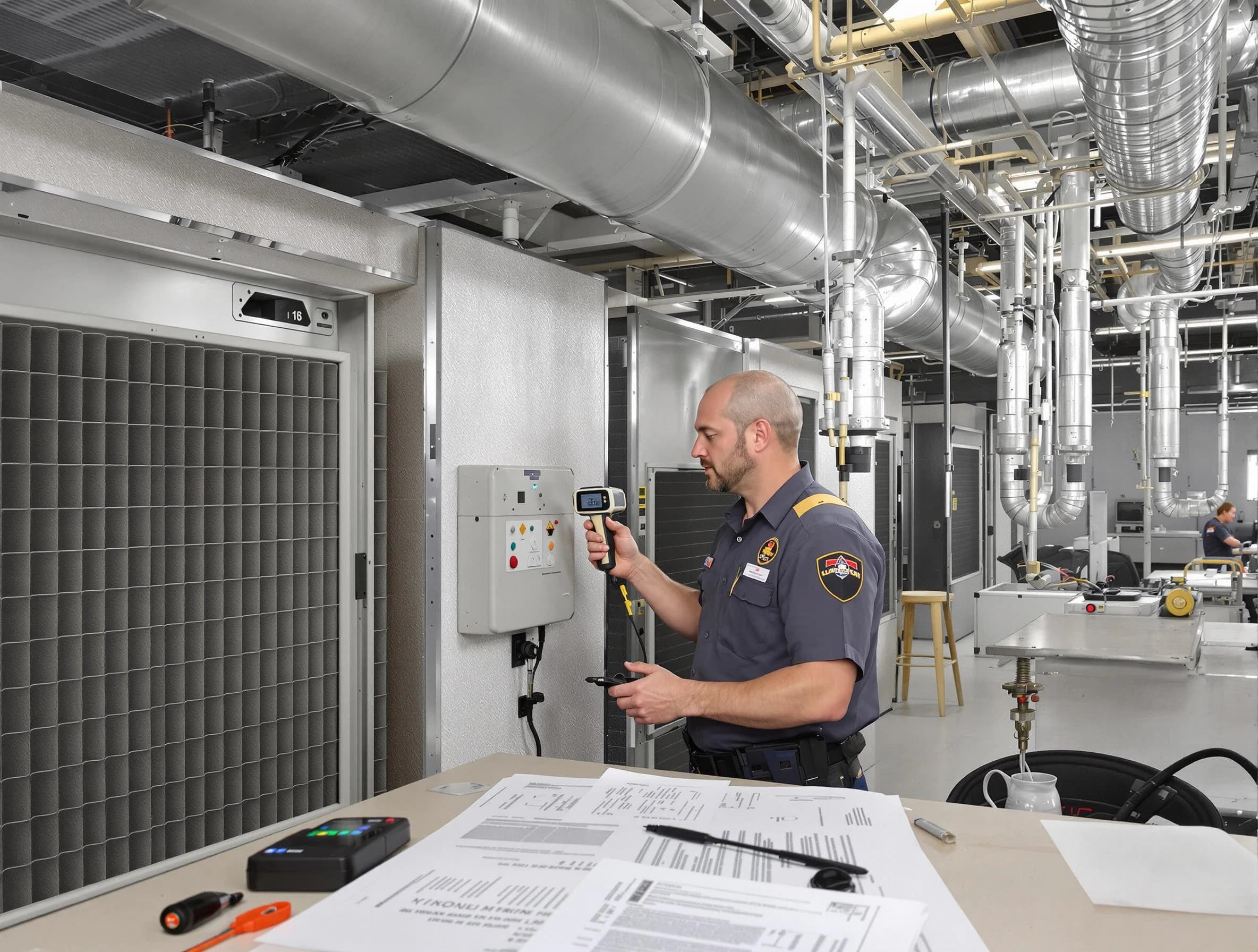 Professional filter system inspection by Dickson Air Duct Cleaning in Dickson