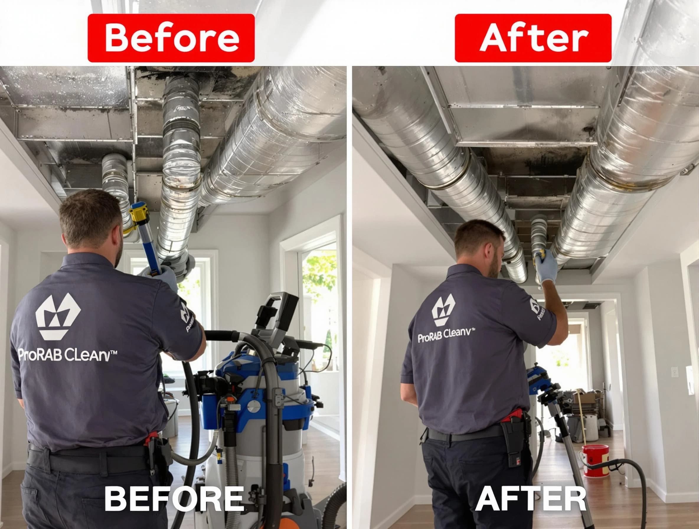 Dickson Air Duct Cleaning expert performing thorough residential duct cleaning in a Dickson home