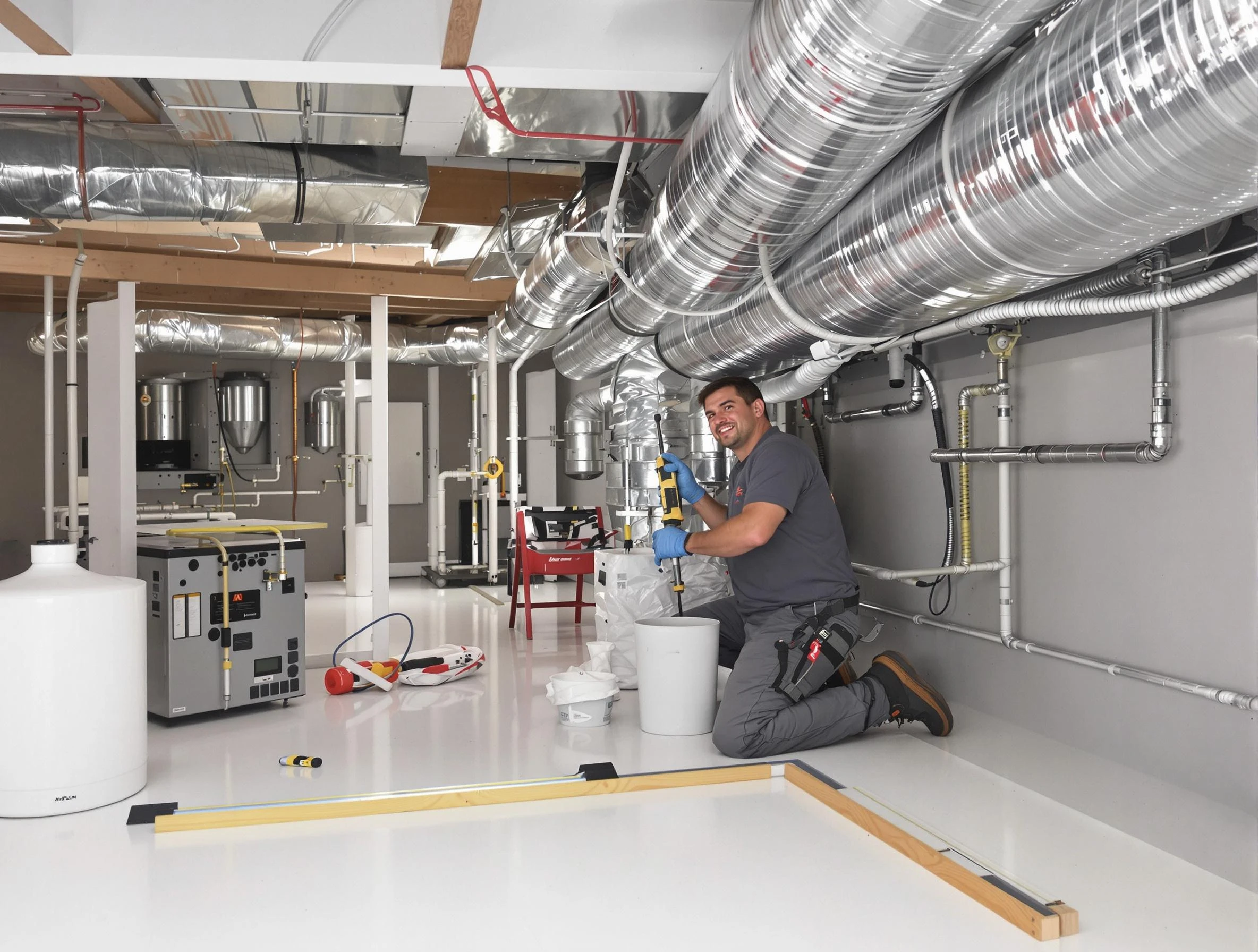 Professional duct sealing service by Dickson Air Duct Cleaning in Dickson