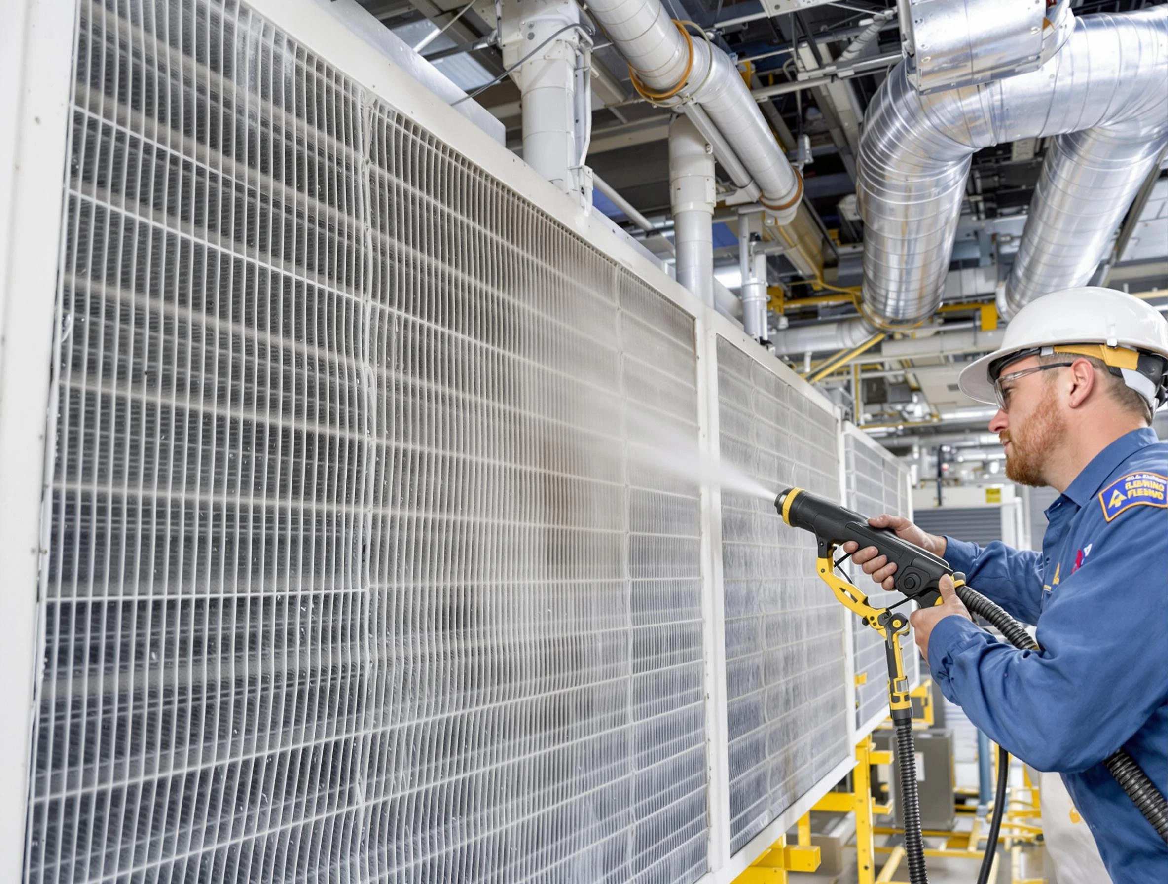 Professional commercial coil cleaning by Dickson Air Duct Cleaning in Dickson